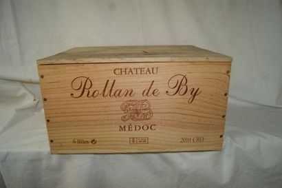 null 6 bouteilles de Médoc, Château Rollan de By, 2010. CBO