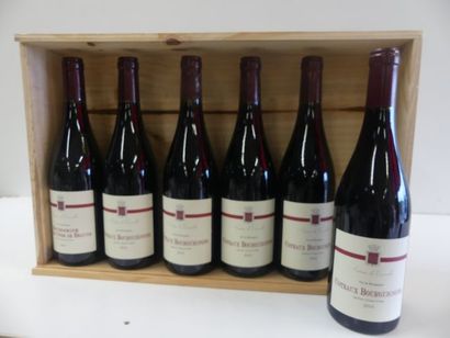 null 6 bouteilles de Bourgogne Hautes Côtes de Beaune, Antoine de Courcelle, 201...