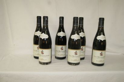 null 6 bouteilles de Crozes-Hermitage, Les Meysonniers, M. Chapoutier, 2010 (ela...