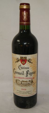 null Bouteille de Saint Emilion Grand Cru, Château Cormeill-Figeac, 2008