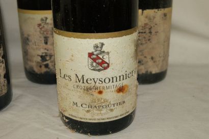 null 6 bouteilles de Crozes-Hermitage, Les Meysonniers, M. Chapoutier, 2007 (eta...