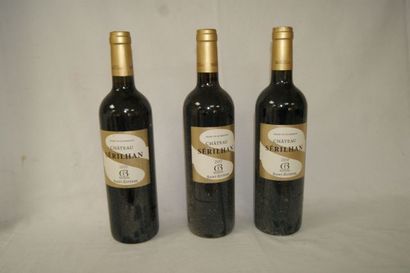 null 3 bouteilles de Saint-Estèphe, Château Serilhan, 2010