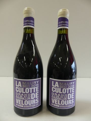 null 2 bouteilles lourdes de Maury Rouge Grand Vin du Roussillon 2015, Zedition limitée,...