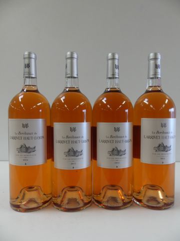 null 4 Magnums de Bordeaux Rosé, Le Bordeaux de Larrivet Haut Brion, 2015