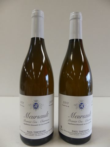 null 2 bouteilles de Meursault 1er Cru Les Charmes, Paul Thevenin, 2001