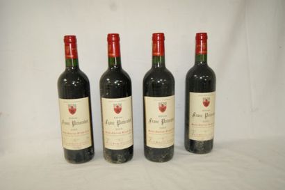 null 4 bouteilles de Saint Emilion Grand Cru, Château Franc Patarabet, 2005