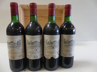 null 4 bouteilles de Château Le Bourdieu, Haut Médoc, 1983 (ELA, 1 HE)