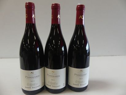 null 3 bouteilles de Pommard, André Goichot, 2011