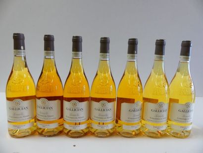 null 7 bouteilles Gallician, La Cuvée Prestige, Costières de Nîmes Blanc, Vignobles...