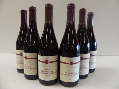 null 6 bouteilles de Bourgogne, Hautes Côtes de Beaune, Antoine de Courcelles, 2...