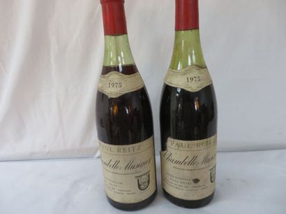 null 2 bouteilles de Chambolle Musigny, 1975, Paul Reitz