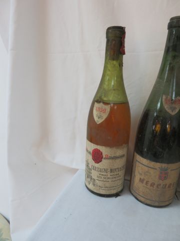 null Lot de 10 bouteilles de vins, comprenant une bouteille de Chateauneuf du Pape...