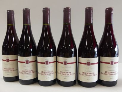 null 6 bouteilles de Bourgogne Hautes Côtes de Beaune Antoine de Courcelles 2017