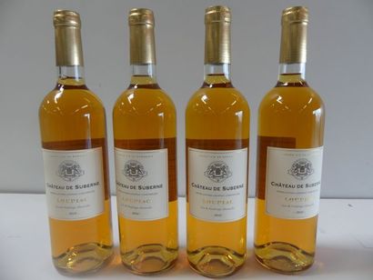 null 4 bouteilles de Château de Suberne Loupiac Vendanges manuelles Récoltant 20...