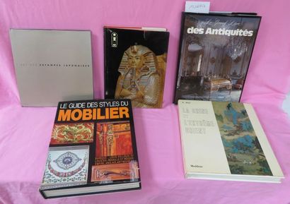 null Lot de livres d'Art : Chine, Japon, Mobilier ...