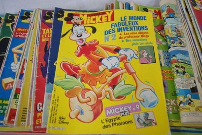 null Lot de Journaux de Mickey des années 1960. (état d'usage)