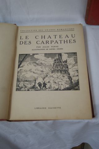 null Lot de 3 livres : Jules Verne "Le Château des Carpathes" Hachette / Jacques...