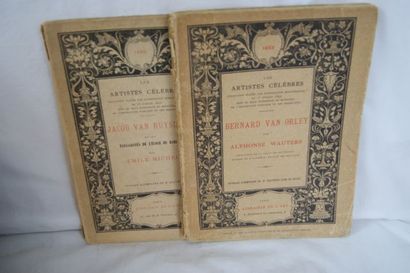 null Lot de deux livres brochés : Van Ruysdael, Van Orley. Paris, Librairie de l'Art,...