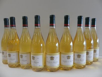 null 9 bouteilles de Côtes du Rhône Blanc Louis D'Armont 2013
