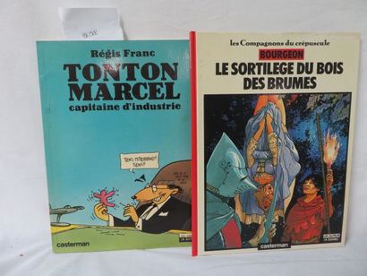 null Lot de 2 bandes-dessinées : "Tonton Marcel" (Casteman, album souple), "Le Sortilège...