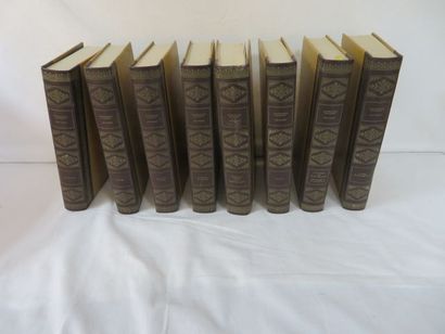 null DAUDET "Oeuvres" Cercle du bibliophile. 8 volumes.