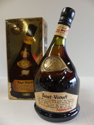 null 1 bouteille d'Armagnac Saint Vivant coffret La Cuvée de l'An 1559 70 cl 40 %...