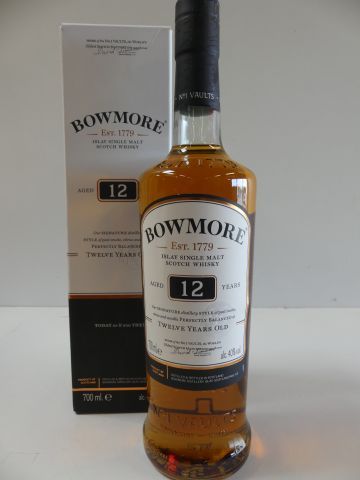 null Coffret de Whisky Bowmore 12 ans d'âge, 70 cl 40 % vol