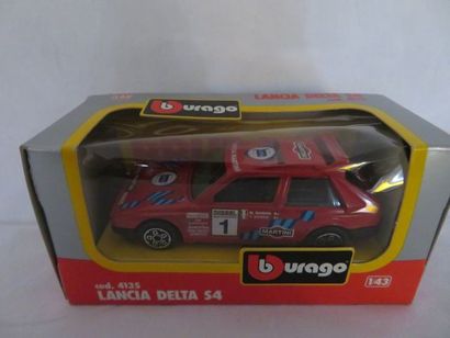 null BURAGO Voiture miniature, Lancia Delta S4, 1:43. Dans sa boîte