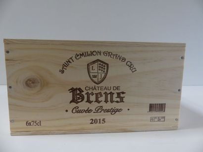 null 6 bouteilles de Château Brens, St Emilion Grand Cru, Cuvée Prestige, 2015. Caisse...