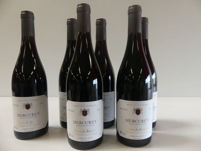 null 6 bouteilles de Mercurey Rouge, Comte Henri de Bareuil, 2015