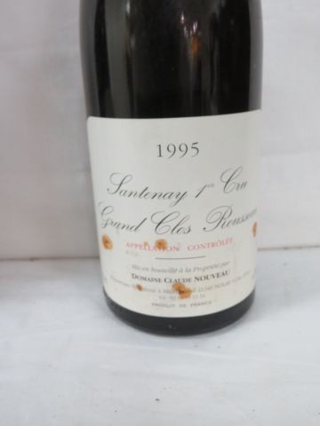 null 2 bouteilles de Santenay Premier Cru, Grand Clos Rousseau, 1995. (els)