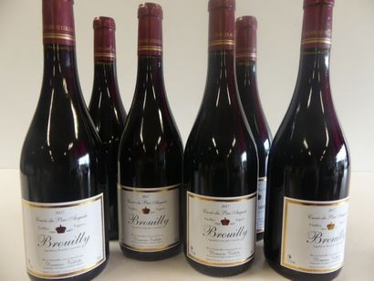 null 5 bouteilles de Brouilly Vieilles Vignes Domaine Valette Récoltant 2017