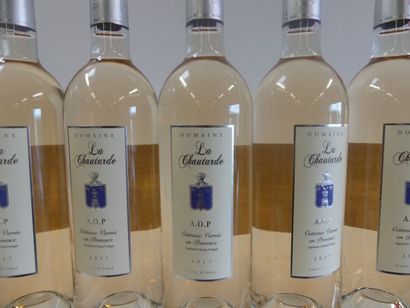 null 8 bouteilles de Côteaux Varois Provence Domaine la Chautarde AOP Rosé 2017