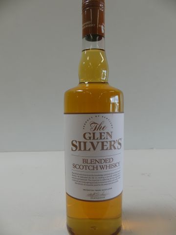 null Whisky 100 cl The Glen Silver's Blended Scotch Whisky Pur Malt Grains Scotland...