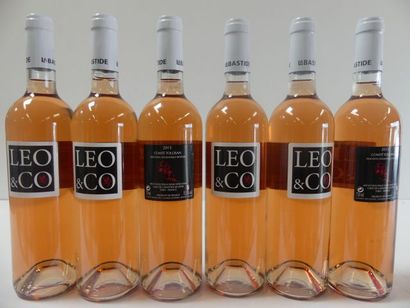 null 6 bouteilles de Rosé Leo & Co Comté de Tolosan La Bastide 2015