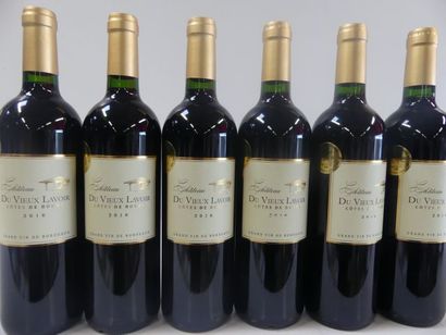null 6 bouteilles de Bordeaux Château du Vieux Lavoir Côtes de Bourg Médaillé d'Or...