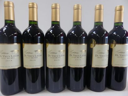 null 6 bouteilles de Bordeaux Château du Vieux Lavoir Côtes de Bourg Médaillé d'Or...