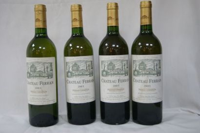 null 4 bouteilles de Pessac Leognan, Chateau Ferran, 2003.