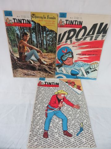 null Lot de 3 revues Tintin (1964)