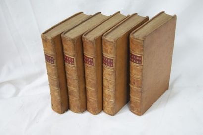 null Oeuvres d'Alexander Pope. 5 tomes sur 6. Londres, Warburton, 1770.