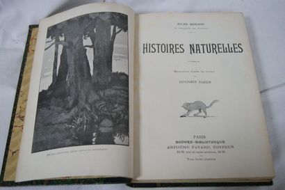 null Jules RENARD" histoires naturelles" illustrations d'après les dessins de Benjamin...