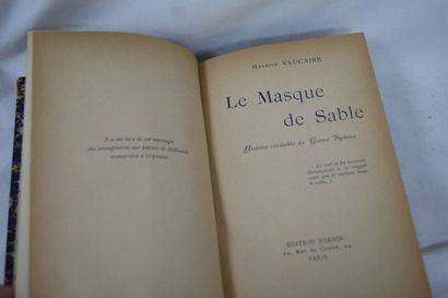null Maurice VAUCAIRE "Le masque de sable" , Ed.Joanin , Paris