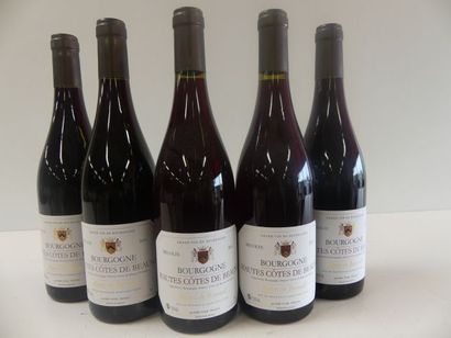 null 5 bouteilles de Hautes Côtes de Beaune Henri de Bareuil 2015