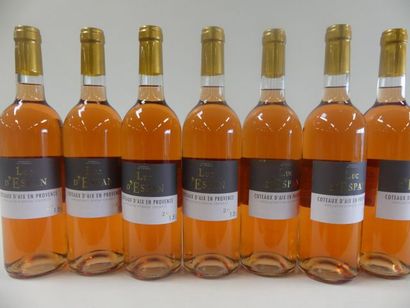 null 7 bouteilles de Côteaux de Provence Rosé Le Luc d'Espan 2015