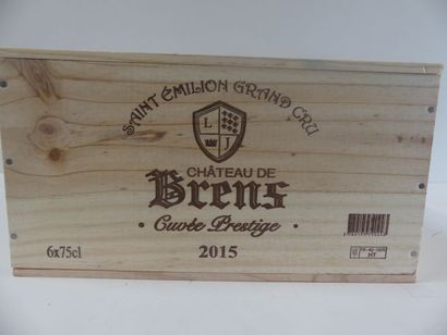 null 6 bouteilles de Château de Brens Saint Emilion Grand Cru Cuvée Prestige 2015...