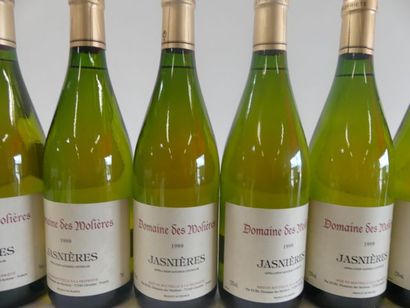 null 12 bouteilles Jasnieres Blanc Sec de Loire Domaine des Molières 1999 en l'é...