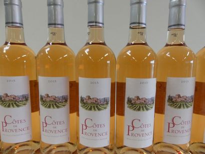 null 9 bouteilles de Provence Rosé 2015 Côtes de Provence AOC