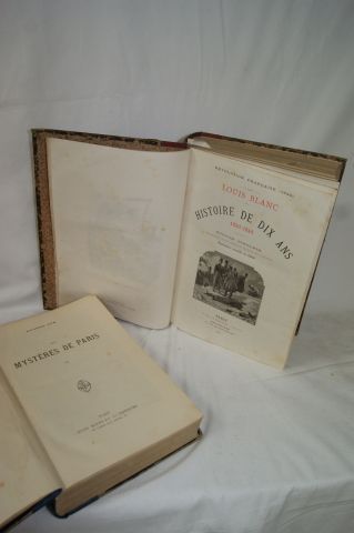 null Louis BLANC "Histoire de 10 ans, 1830-1840" Paris, Jeanmaire, 1882. On y joint...