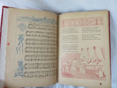 null Livre de partitions et paroliers "La chanson de joujoux" , illustré. Vers 1900....