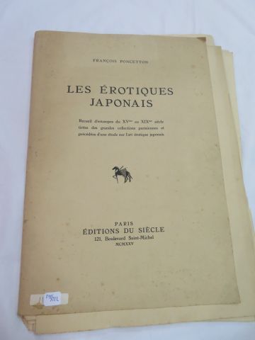 null François PONCETON "Les érotiques japonais" Recueil de lithographies d'après...